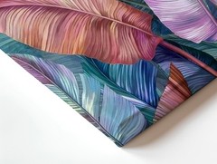 Wall Art Tropical Leaves Canvas Print Colorful Botanical Poster Modern Decor