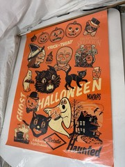 Creepy Co Beistle Halloween Lithograph Numbered Dead Stock Rare Vintage Style