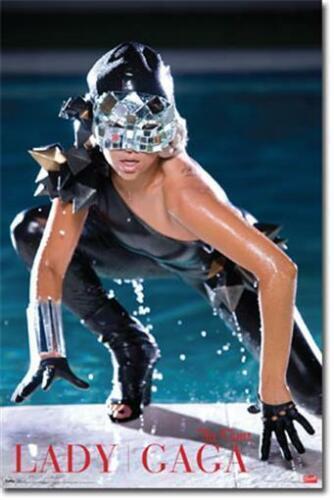Lady Gaga «The Fame» Pool 2009 Poster Size: 34″ x 22″ Wall Art Music – New