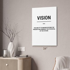 Vision Motivational Print Poster, Canvas or Framed Motivational Posters