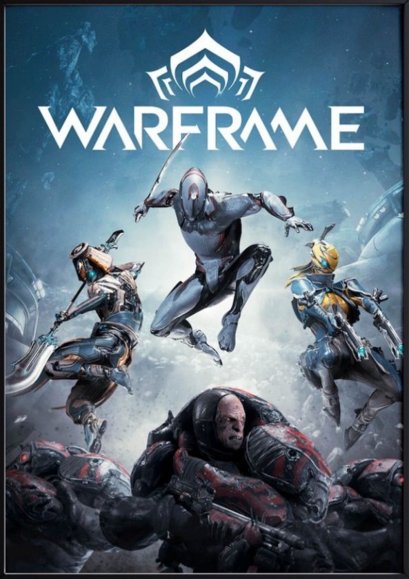Warframe Gaming Cover Poster | Premium Matte Canvas Print