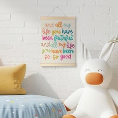 Bible Verses Wall Decor – Christian Bible Verse Wall Art With Wooden Poster H…