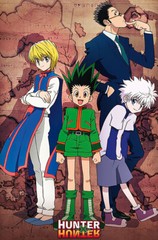 Hunter X Hunter – Manga / Anime TV Show Poster (Heroes) (Size: 24″ x 36″)