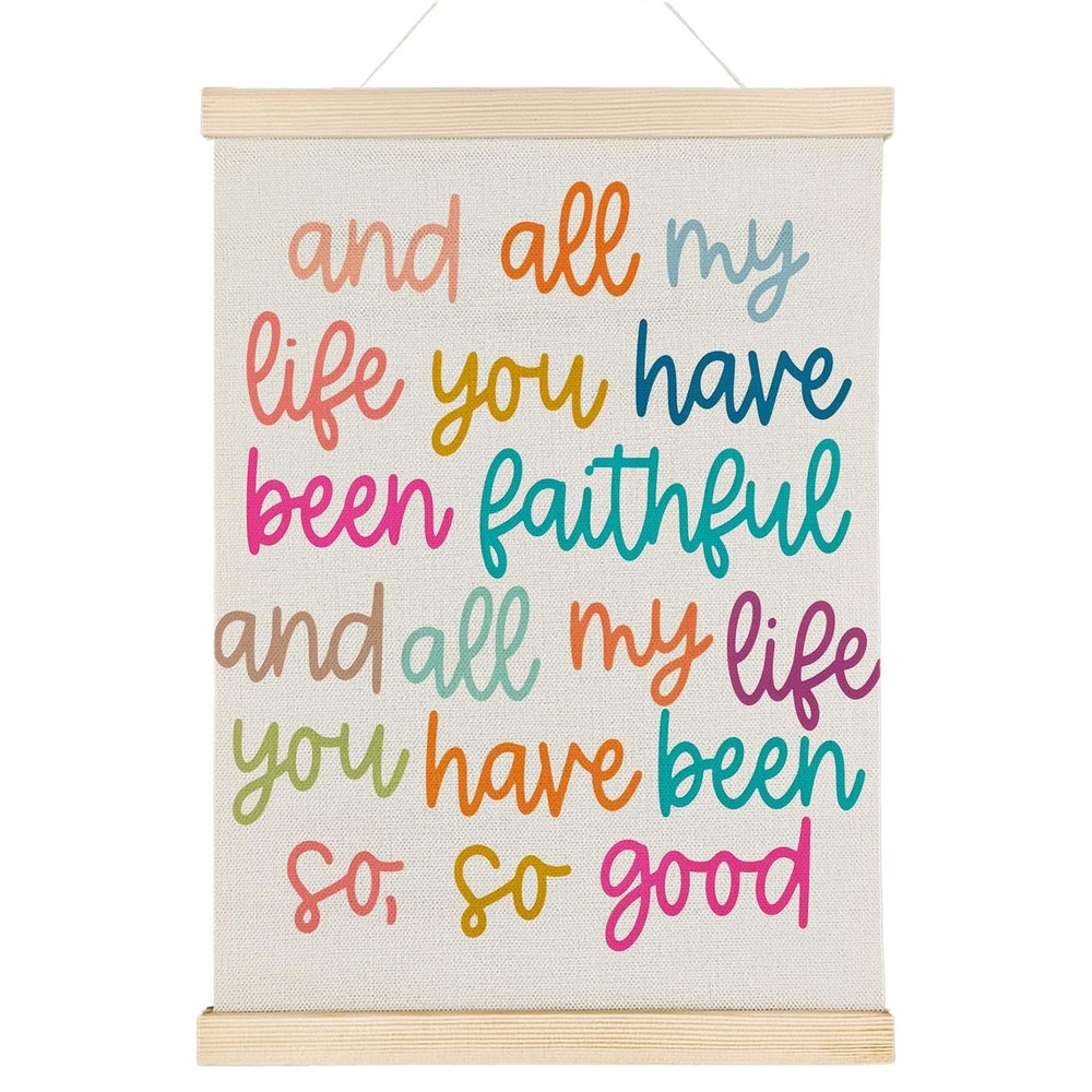 Bible Verses Wall Decor – Christian Bible Verse Wall Art With Wooden Poster H…