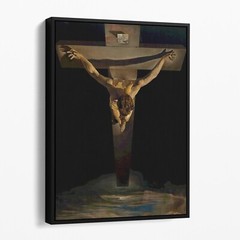 Christ Of St John Of The Cross by Salvador Dali Christian Canvas Wall Art Print