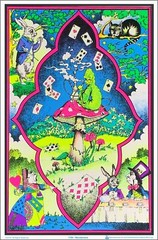 Wonderland Blacklight Poster 23 x 35