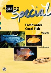 AQUALOG, Fold Poster – Freshwater Coral Fish: Malawi Cichlids