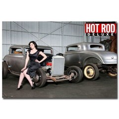 80902 Hot Rod Car Vintage Wall Print Poster US