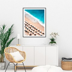 Beach Ocean Relaxing Wall Art Poster Print BS100-105_0