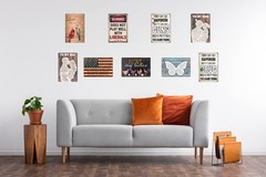 Retro Metal Sign Vintage Tin Sign I Pledge Allegiance to The Flag of The Unit…