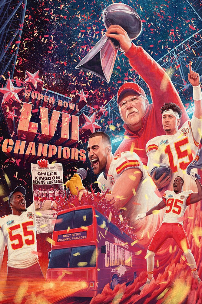 Kansas City Chiefs American Football Team Players Wall Art Home – POSTER 20″x30″