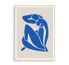 Matisse Art Print Poster, Matisse Cut Outs, Matisse Art, Vintage Art 1 Blue Crem