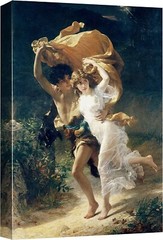 16″x24″-Pierre Auguste Cot Wall Art Canvas Print – The Storm