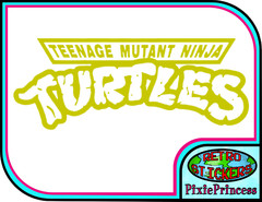 Ninja Turtles A Vinyl Sticker Wall Poster Bedroom Art Car Truck Window Movie