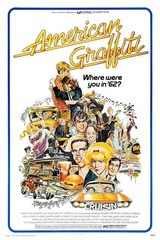 American Graffiti Movie Poster Print 12×18 24×36 Decor Art Theater
