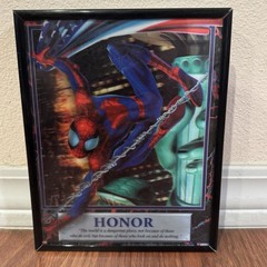 Marvel Heroes 3D Lenticular Framed Art Set – Spider-Man, Wolverine, Storm, Hulk