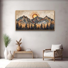 ZUITINGHUA Boho Wall Art For Living Room Large Canvas Wall Decor For Bedroom …