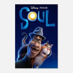 Soul Pixar Movie Poster, Jazz Inspired Wall Art, Animated Film Print – Unframed