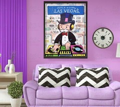Alec Monopoly – Dj Las Vegas Art Print | Mounted Canvas Framed Poster Acrylic