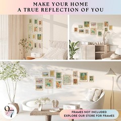 Vintage Eclectic Wall Art Prints Artsy Maximalist Decor Gallery Wall Prints