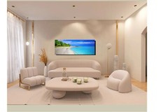 Hawaii Sandy Beach Palm Trees Tropical Paradise Vacation Art Gallery Canvas Wrap