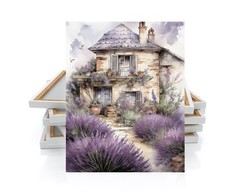 11×14 Villa in Provence Wall Art Canvas Print
