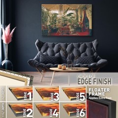 48W»x30H» VERANDA PRINCESSE MATHILDE by CHARLES GIRAUD -PLANTS CHOICES of CANVAS