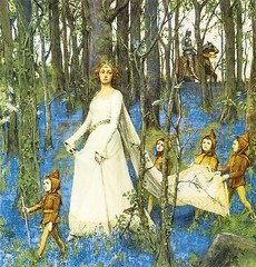 The Fairy Woods Henry Meynell Rheam 1903 Reproduction Print 11 x 17 S2