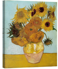 Vincent Van Gogh Sunflower Canvas Wall Art Framed Floral Oil Painting Print Home