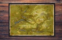 Trosky Area Map Poster – Kingdom Come: Deliverance II
