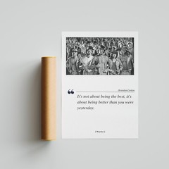 Warrior Movie Poster Print, Movie Quote – Unframed