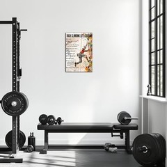 Axglnumber Inspirational Quotes Poster 18L» x 12W» Rock Climbing Wall Art