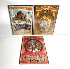 Country Bear Jamboree FRAMED Poster Set of 3 ~ 12″x18″ ~ Disneyland