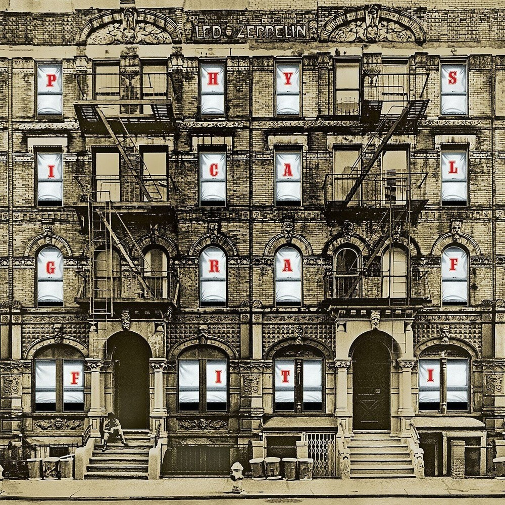 11×11 LED ZEPPELIN Physical Graffiti cover Album POSTER Classic music wall art