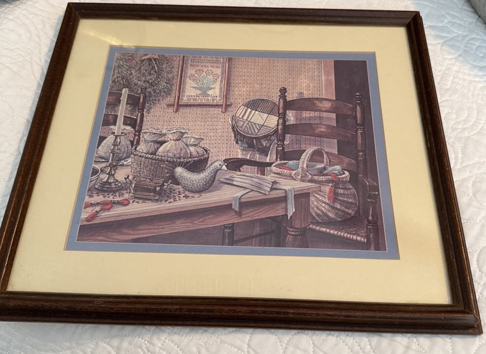 Framed Horizontal Still Life Print Wall Art, Multicolor, Adults 12×14