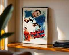 The Maltese Falcon (1941) Movie Poster Wall Art Print