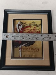 International Salsa World Famous New York City NYC Framed Wall Art Picture