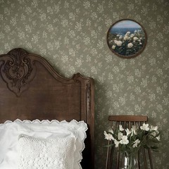 Vintage Spring Coastal Wildflower Wall Art, Beach Floral Picture Farmhouse, R…