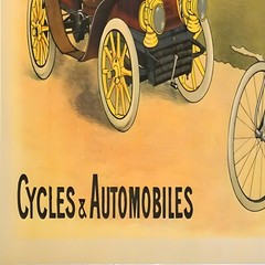 Clément Cycles & Automobiles Bombled (France) Bicycle 1903 Retro Vintage Poster