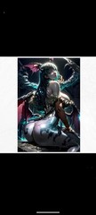 Darkstaker Anime Canvas Art Poster Same Day Shipping 12X18 Inch New 0043
