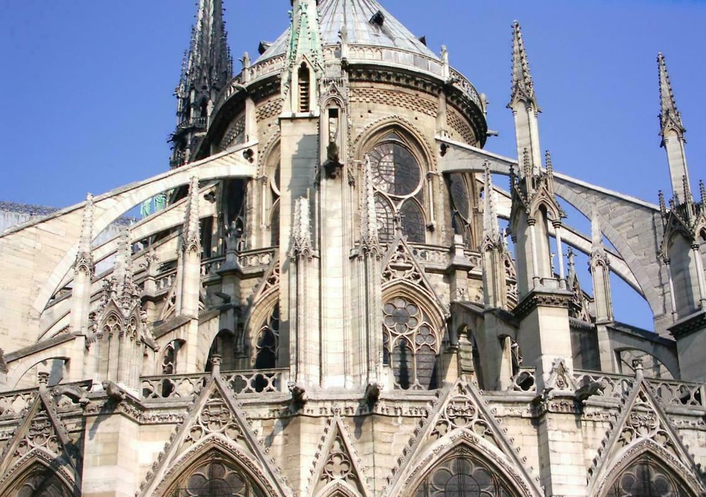NOTRE DAME DE PARIS CATHEDRAL GLOSSY POSTER PICTURE PHOTO PRINT france cool 5295