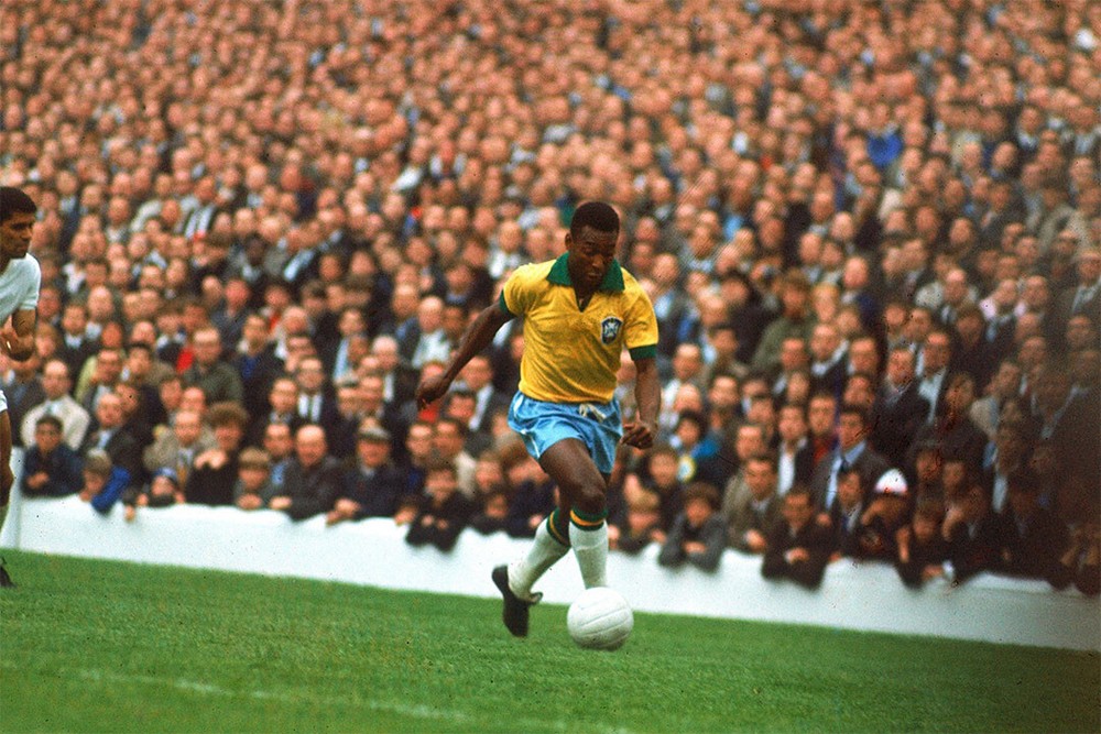 Pele Brazilian Football Player Jersey Goat Wall Art Home Decor – POSTER 20″x30″