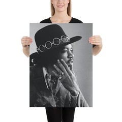 HENDRIX, JIMI – 18″ x 24″ LARGE ART PRINT Home Decor Rock Music 60’s