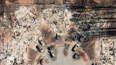 California Wildfires Burned Homes POSTER PICTURE PHOTO PRINT BANNER 13303
