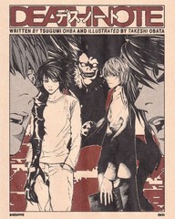 Death Note L Light Ryuk Poster – Vintage Manga Anime Art Print Gift