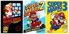 Super Mario Bros 1 2 3 Posters NES Premium POSTER MADE IN USA – MARSET1
