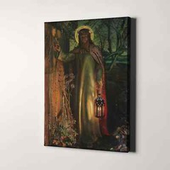 Light of the World – Jesus Knocking Christian Bible Canvas Print Wall Art