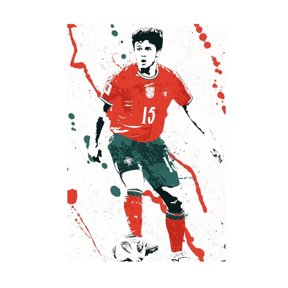 Joao Neves 15 Sports Fans Tribute – Portugal Inspired Graphic – POSTER 20″x30″