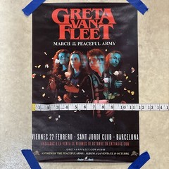Greta Van Fleet ✅ March Of The Peaceful Army ✅ Wall Art Canvas Poster ✅ 12×18 in