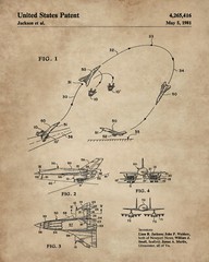 6 Outer Space Patent Prints (8″x10″) – Great Gift for Engineers – Wall Art Decor